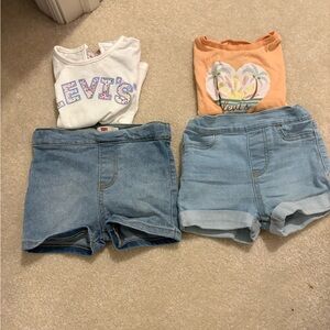Levi's Toddler Girls Set of 2 outfits